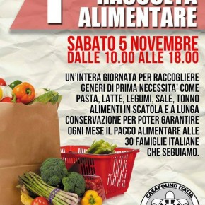 GIORNATA DI RACCOLTA ALIMENTARE ORGANIZZATA DA CASAPOUND