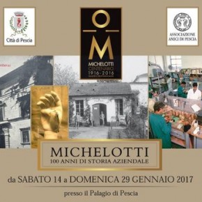 Mostra Michelotti 100 anni di storia aziendale. Dal 14 al 29 gennaio presso il Palagio di Pescia.