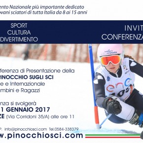 PINOCCHIO SUGLI SCI: PRESENTAZIONE 35° EDIZIONE