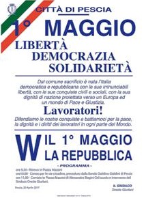 Primo maggio a Pescia