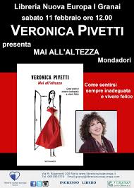 Sabato 29 aprile  - Biblioteca Agorà  VERONICA PIVETTI A LUCCA