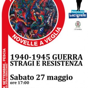 Sabato 27 maggio  Novelle a Veglia