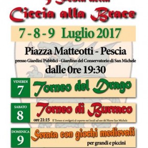 Pescia 7, 8 e 9 luglio - 5° Festa della Ciccia alla Brace