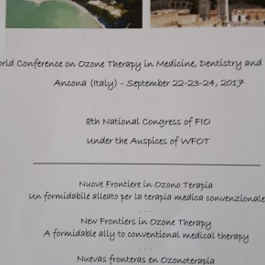 Dott. Luca Biscioni '' World Conference on Ozone Therapy''.