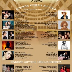 Teatro Pacini campagna abbonamenti per la stagione 2017/2018