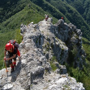 GRUPPO ESCURSIONISTICO  ESCURSIONE DEL 17  GIUGNO  2018   Ferrata Renato Salvatori  Monte Forato (mt. 1223) Via Normale