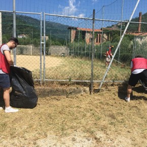 PESCIA, CASAPOUND RIPULISCE CAMPETTO A COLLODI