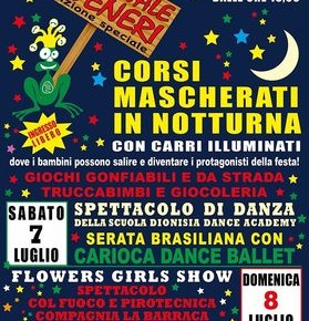 Carnevale estivo di Veneri - Edizione speciale Sabato 7 e Domenica 8 Luglio 2018