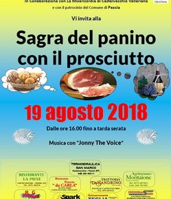 Castelveccho domenica 19 agosto Sagra del panino con il prosciutto