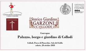 Sabato 20 ottobre Convegno al Parco di Pinocchio I Palazzo, il Borgo e il Giardino di Collodi