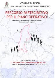 Martedi 19 Febbraio l'incontro a Collodi per il Piano Operativo