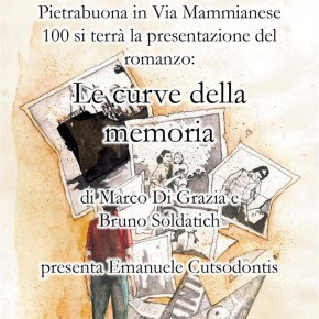 Pietrabuona Circolo Agorà mercoledì 3 aprile. Presentazione del libro''Le curve della memoria''.