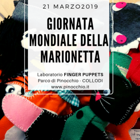 Giornata Mondiale della Marionetta, al Parco di Pinocchio  laboratori e appuntamenti a tema giovedì 21 marzo