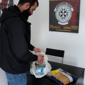 CASAPOUND, ARRIVA ANCHE A MONSUMMANO LA RACCOLTA ALIMENTARE PER ITALIANI IN DIFFICOLTA’