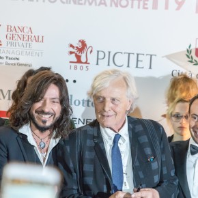 LUCA PIATTELLI CONSEGNA IL PREMIO WELLA A RUTGER HAUER