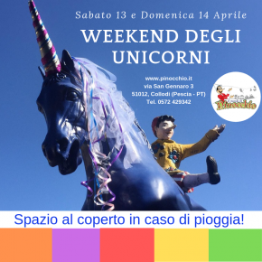 Torna il Weekend degli Unicorni al Parco di Pinocchio  Laboratori al Giardino Garzoni Casa delle Farfalle