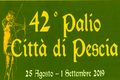 42° Palio "Città di Pescia" dal 25 agosto al 1° settembre 2019