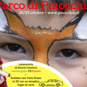 Al Parco di Pinocchio impariamo a costruire automobiline con materiale di riciclo e dal 31 ottobre: Pinocchio Speciale Halloween