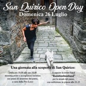 Domenica 26 luglio  "San Quirico Open-Day"