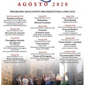 San Quirico in Valleriana. "San Quirico - Agosto 2020"