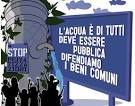 Forum Toscano dei Movimenti per l’Acqua ''Allarme ONU: la quotazione in Borsa dell’acqua minaccia i diritti umani''.