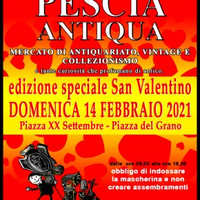 ANTIQUARIATO ED ARTE A PESCIA PER SAN VALENTINO