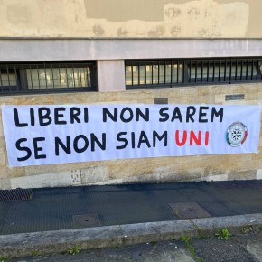 CasaPound – Unità d’Italia, “necessario ricordare la forza della nostra nazione” – Striscioni a Monsummano e Pescia