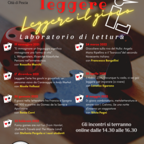 Da venerdì 19 novembre p.v. il Liceo Lorenzini, organizza il Laboratorio di lettura 'Leggere il gioco'.