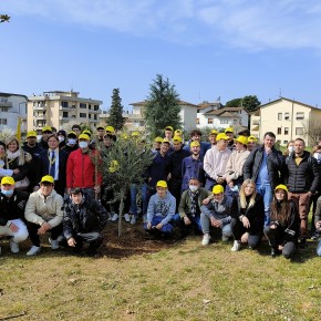 Coldiretti pianta un ulivo nella scuola agraria: simbolo di pace e del verde da preservare  Anche quello urbano, per mancanza di manutenzione del verde pubblico