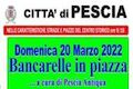 Pescia 20 marzo.  Bancarelle in Piazza con manifestazione collaterale nel centro storico