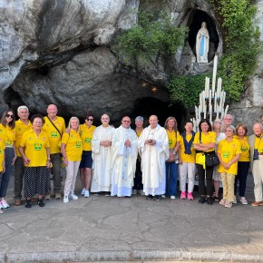 La quercia donata da Coldiretti Pistoia dimora nel parco di Lourdes