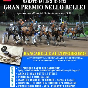 INIZIO CORSE POSTICIPATO DI TRENTA MINUTI, GRAN PREMIO NELLO BELLEI, MERCATINO E TANTE INIZIATIVE  DI INTRATTENIMENTO  PER UNA IMPORTANTE  STAGIONE DEL TROTTO AL SESANA