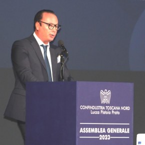 DA CONFINDUSTRIA TOSCANA NORD Assemblea pubblica 2023: la relazione del presidente Daniele Matteini