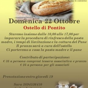 Iniziative all'Ostello di Pontito del mese di ottobre