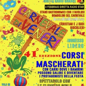Carnevale di Veneri - 41^ edizione Domeniche del 28 gennaio, 4 e 11 febbraio 2023