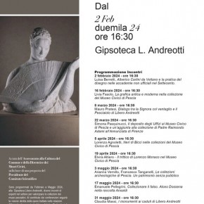 Gli “Incontri del venerdì” con i Musei Civici di Pescia. 8 marzo , Mauro Pratesi – Già professore Accademia Belle Arti di Firenze, Dialogo tra ''la Signora col ventaglio e il Pesciaiolo di Libero Andreotti''.