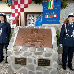 Pistoia cimitero comunale lunedì 29 luglio. Commemorazione dei partigiani Silvano Fedi e Giuseppe Giulietti