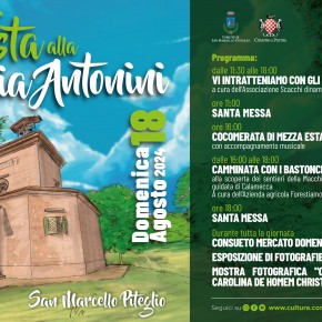 Domenica torna la festa alla Macchia Antonini  Alle 16, la tradizionale cocomerata di mezza estate.  Alle 16 alle 18, una camminata alla scoperta dei sentieri della Macchia Antonini  e, in alternativa, una visita guidata di Calamecca