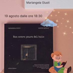 Lunedì 19 agosto alle 18.30 all'Hotel Residence Esplanade Viareggio è in programma la presentazione del libro di Mariangela Giusti e Alessia Boselli dal titolo "Non avere paura del buio" (Edizioni Junior).