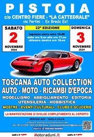 TOSCANA AUTO COLLECTION PISTOIA centro Fiere "LA CATTEDRALE" sabato 2 e domenica 3 novembre 2024