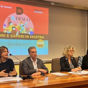 Il Desco 2024: una grande tavola apparecchiata ricca di prodotti d’eccellenza e di eventi alla scoperta dei sapori e dei saperi Da sabato 30 novembre, domenica 1 e sabato 7 e domenica 8 dicembre nei chiostri del Real Collegio a Lucca con orario continuato dalle ore 10 alle 20.