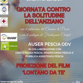 Pescia Cinema Splendor venerdì 15 novembre. Giornata nazionale contro la solitudine degli anziani e proiezione del film "Lontano da lei" di Sarah Polley