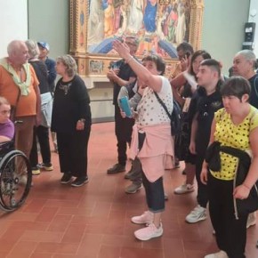 “Un giorno al museo” Visita agli Uffizi da parte degli ospiti dei Centri Socio Riabilitativi della Valdinievole