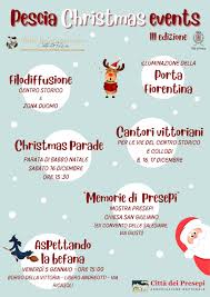 ''Al via Pescia Christmas Events 4'' organizzati da Ente Valorizzazione Città di Pescia e Valdinievole.