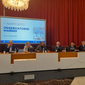 Presentata  a Carrara la prima edizione dell’Osservatorio marmo