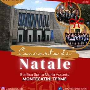 Concerto di Natale 2024: Il CorOne torna a Montecatini il 15 dicembre  per un evento imperdibile