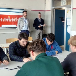 Studio, orientamento, lavoro  oggi all’Istituto Fermi-Giorgi le aziende del Progetto LU.ME. hanno fatto un pomeriggio di formazione per studenti delle classi quinte