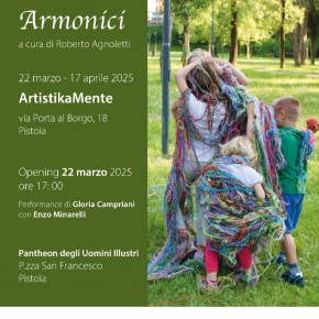 Al Pantheon degli Uomini Illustri di Pistoia, sabato 22 marzo alle ore 17.30, l’evento inaugurale della mostra di Gloria Campriani "Divenire Armonici".